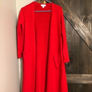 Small red sweater Sarah